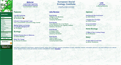 Desktop Screenshot of europeansocialecologyinstitute.org