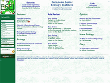 Tablet Screenshot of europeansocialecologyinstitute.org